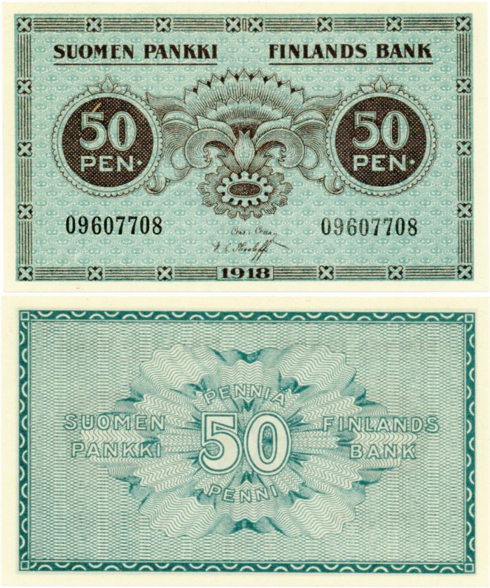 50 Pennia 1918 09607708